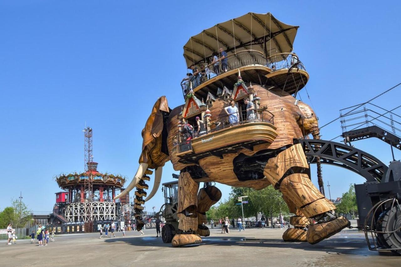 Le Jj-Hypercentre Au Calme 2 Chambres-Joli Patio Nantes Kültér fotó
